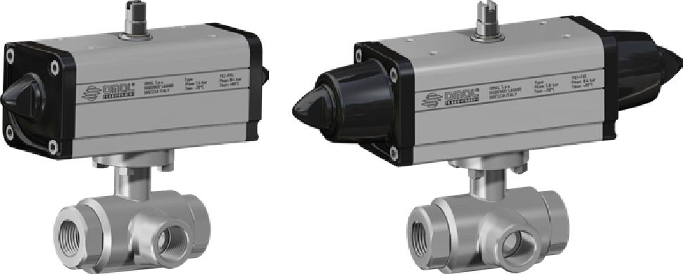 OMAL L型三通不銹鋼球閥Item 448 OMAL L型三通不銹鋼球閥Item 448