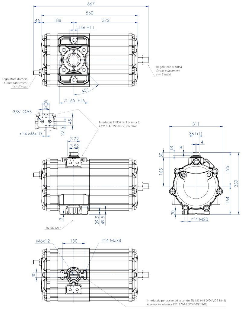 OMAL氣動執(zhí)行器 DA系列