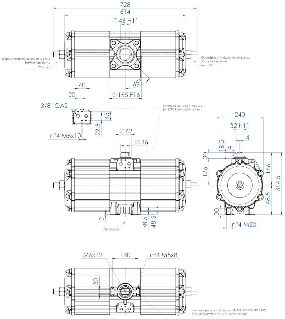 OMAL氣動執(zhí)行器 DA系列