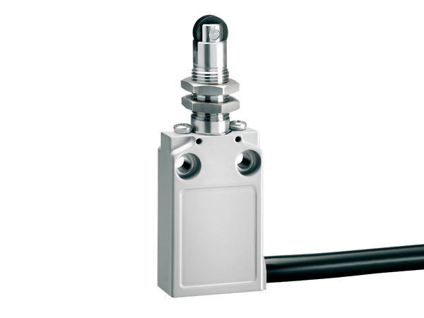 LOVATO K系列金屬限位開關(guān)，預(yù)接線 頂部滾輪按壓柱塞，M12頭部 