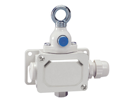 LOVATO 緊急停車用拉繩桿式限位開關(guān)，符合ISO 13850標(biāo)準(zhǔn) 帶復(fù)位按鈕 